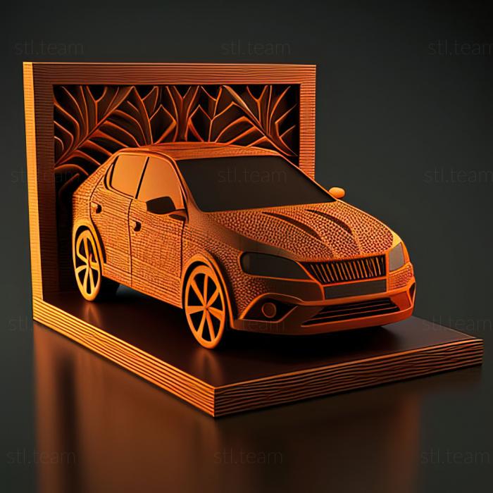 3D model SEAT Ibiza (STL)